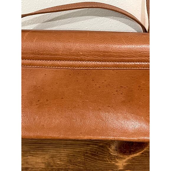 Eberle Genuine Leather Shoulder Bag Made in Brazil Vintage Y2K Minimalist Purse - Picture 7 of 16